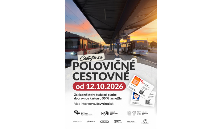 Fotka pre článok  Dočasné zníženie cestovného v regionálnych autobusoch na východe Slovenska