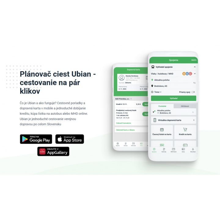 Menšia fotka pre článok Aplikácia Ubian ponúka zľavnené cestovné. Prešov 1,4€