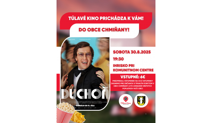 Fotka pre článok Dňa 30.8.2025 o 19:30 do našej obce znova zavíta TÚLAVÉ KINO