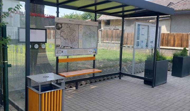 Aktuality / Informačná tabuľa s mapou našej obce - foto