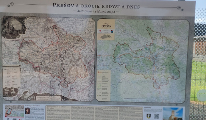 Aktuality / Informačná tabuľa s mapou našej obce - foto