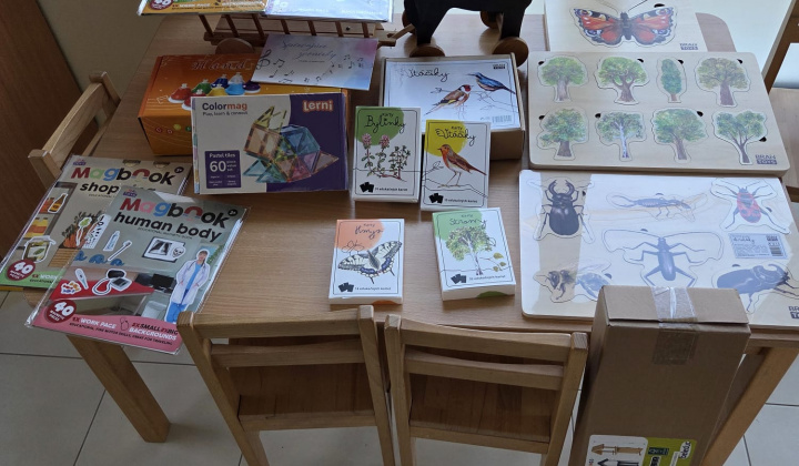 Aktuality / Nové hračky v materskej škole - foto