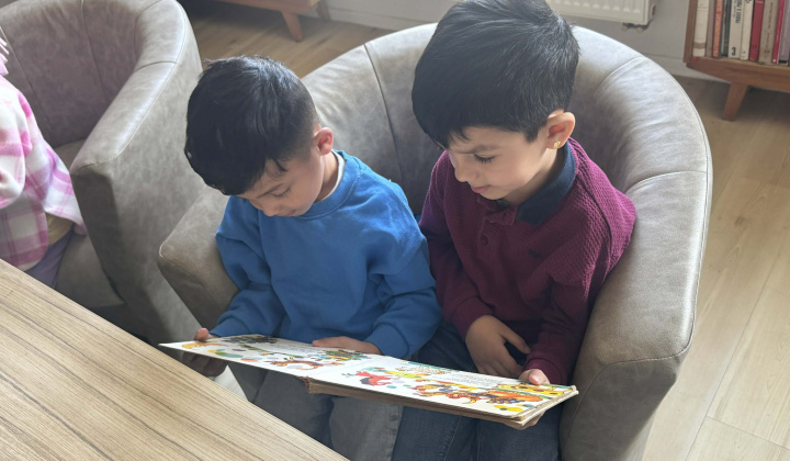 Aktuality / Materská škôlka v knižnici - foto