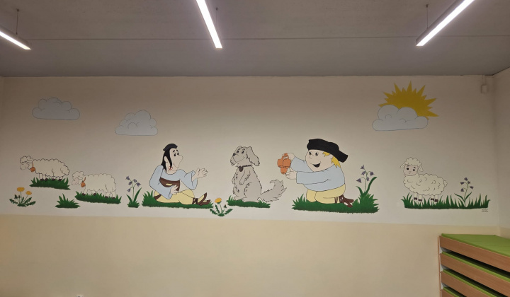 Aktuality / Nové maľby v našej materskej škole ???????? - foto