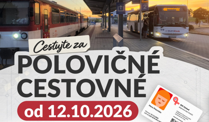 Aktuality /  Dočasné zníženie cestovného v regionálnych autobusoch na východe Slovenska - foto