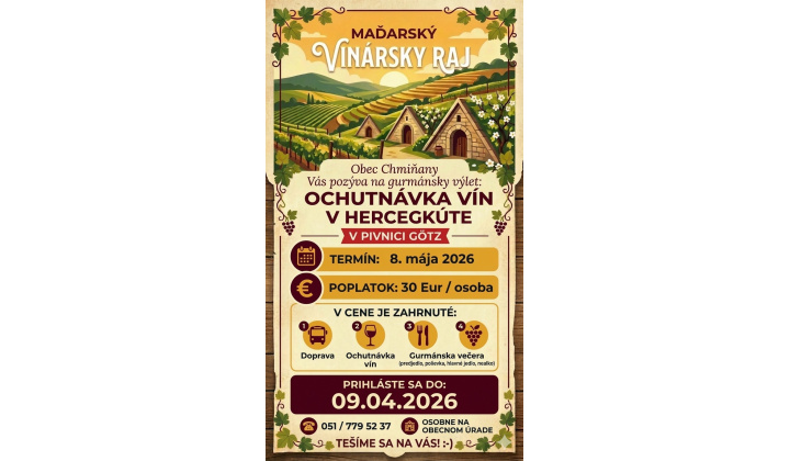 Fotka pre článok Maďarsko - ochutnávka vín