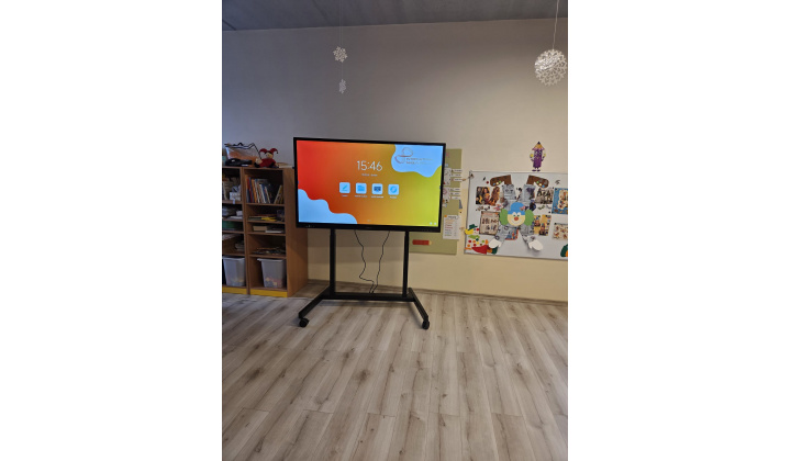 Fotka pre článok Nové prírastky v materskej škole - Interaktívne tabule 