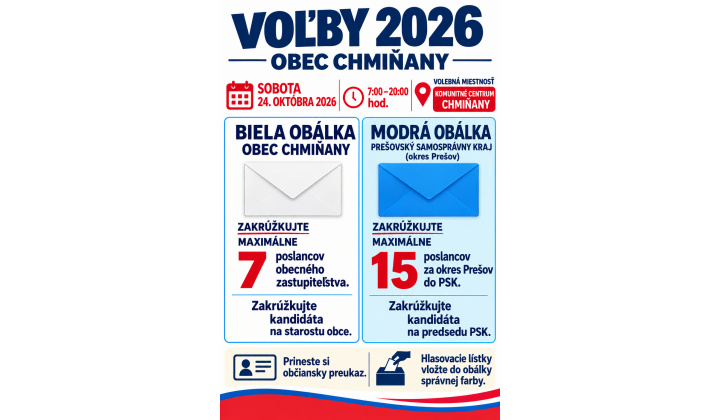 Fotka pre článok Pokyny k voľbám do orgánov VÚC a orgánov samosprávy obcí (24. 10. 2026)