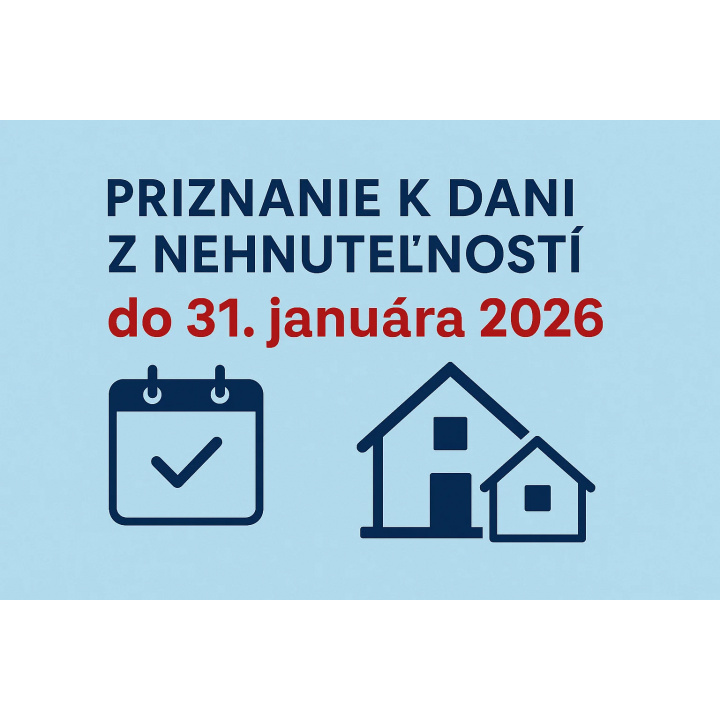 Menšia fotka pre článok Priznanie k dani z nehnuteľností na rok 2026
